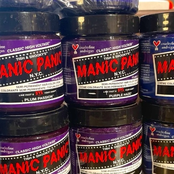 Tish & Snooky’s Manic Panic Semipermanent Hair Color Cream - 18 Jar Lot - Picture 1 of 4